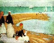 Philip Wilson Steer stranden vid walberswick Germany oil painting artist
